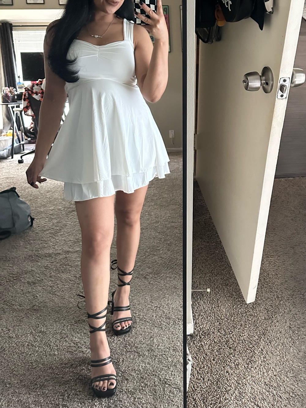 White A Line Dress